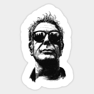 Anthony Bourdain face Sticker